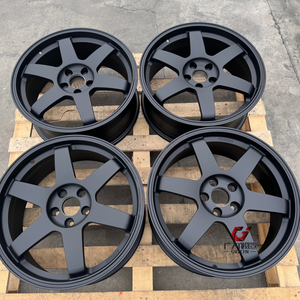 Jantes en alliage d'aluminium forgé de luxe pour voitures particulières, noires, <span class=keywords><strong>6</strong></span> branches, 5 trous, 18, 19, 20, 21 pouces, 5x112, 5x114.3, 5x120 - Product Image 6