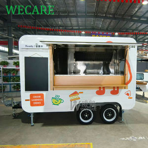 WECARE kustom Mobile Boba teh susu donat Taco makanan ringan truk dokumen lumpur makanan truk makanan roti Trailer makanan sepenuhnya setara - Product Image 3