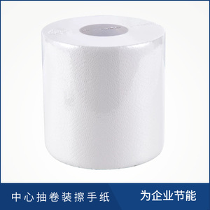 Rotoli di <span class=keywords><strong>Carta</strong></span> <span class=keywords><strong>Igienica</strong></span> Assorbente in Polpa di Legno Senza Profumo, Estraibili e con Estrazione Centrale, 12 Rotoli, 1300g, Confezione Intera - Product Image 2