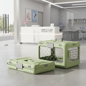 Cage de <span class=keywords><strong>transport</strong></span> pliable pour animaux de compagnie, approuvée par les compagnies aériennes, gain de place, pour chiens et chats, pour les voyages <span class=keywords><strong>en</strong></span> extérieur et <span class=keywords><strong>en</strong></span> <span class=keywords><strong>voiture</strong></span> - Product Image 1