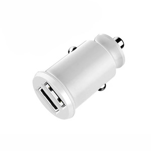 ที่ชาร์จในรถยนต์แบบมินิแฟชั่น ABS ช่องเสียบ USB คู่ 5V 2.1A  อะแดปเตอร์ชาร์จเร็ว 2 พอร์ต สำหรับโทรศัพท์มือถือ iPhone และ Android แท็บเล็ต MP3 GPS - Product Image 3
