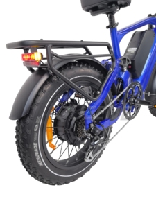 Bicicleta Eléctrica Todoterreno de Alta Velocidad con Doble Batería de 72V y Neumáticos Anchos para Venta al Por Mayor - Product Image 6