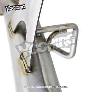 Système d'échappement Catback Valvetronic OEM en acier inoxydable SS304 pour McLaren Artura 3.0T V6 2021-2024 avec silencieux à commande à distance pour course - Product Image 4