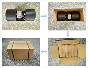 Haute qualité 380W Bus climatiseur ventilateur d'évaporation pièces de rechange à bas prix nouveau Bus ZHF2725A 371*174*141 accessoires - Product Image 5
