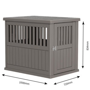 Fabricante al por mayor PP impermeable al aire libre de lujo Big Leaning Roof Casa de perro - Product Image 5