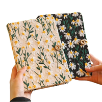 Agenda personnalisable de haute qualité A5/A6, couverture rigide, 100 feuilles, broderie sur tissu, journal portable, fournitures de bureau, cadeau