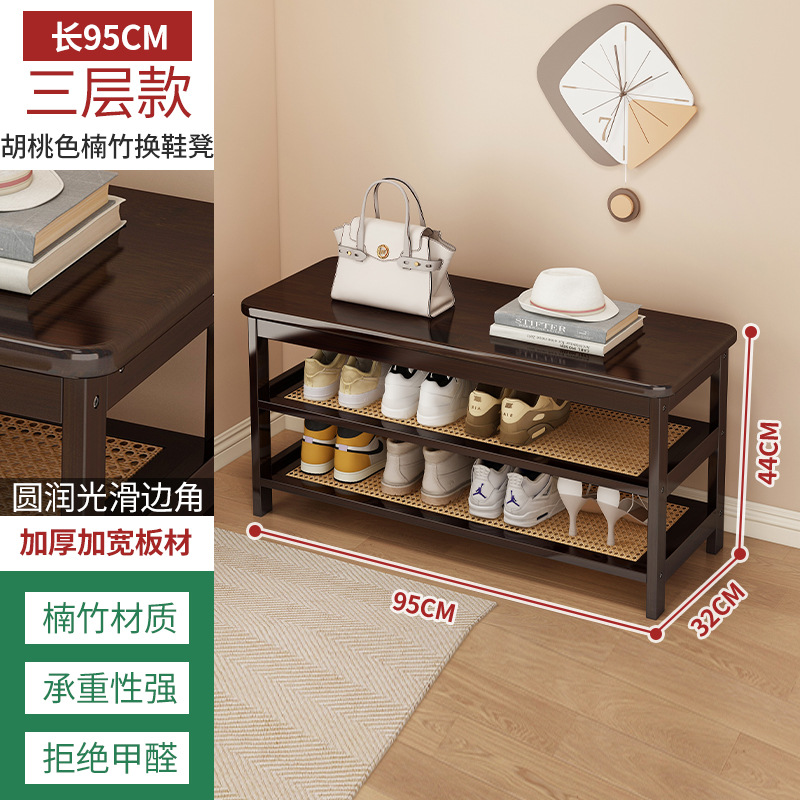 สีวอลนัท3ชั้น95ซม. [หนา]