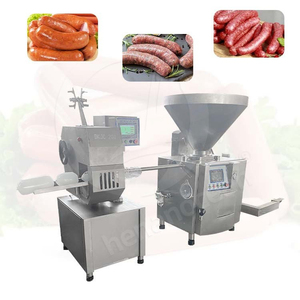 Máquina Embutidora de Salchichas Eléctrica Horizontal, Rellenadora y Retorcedora Automática al Vacío, Comercial para Procesamiento de Carne - Product Image 5