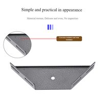 Accessoire de support de fer à angle droit épaissi à 90 degrés pour accrocher le support d'étagère en fer triangulaire mural relie les étagères