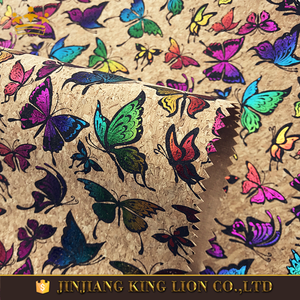 Tissu en cuir de <span class=keywords><strong>liège</strong></span> naturel imprimé avec support tricoté, motif fini pour sacs à main, chaussures, textiles de maison - Anti-moisissure - Product Image 2