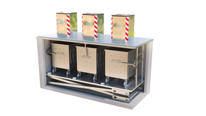 Conteneur à déchets souterrain BDB METAL BDB.13300-YA à 3 emplacements, de haute qualité, pour vente en gros, système de poubelle en vrac - Product Image 4