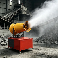 Canon à brouillard pour la construction de stades/arenas, portée 60m, pour le terrassement et la suppression de la poussière avec contrôle par minuterie
