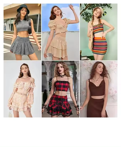Sili Venta al por mayor de ropa de vestir Stock Mujeres Mezclado Bajo precio Moda Casual Top Traje de baño Faldas Ropa Vestidos de mujer No hay comentarios todavía - Product Image 3