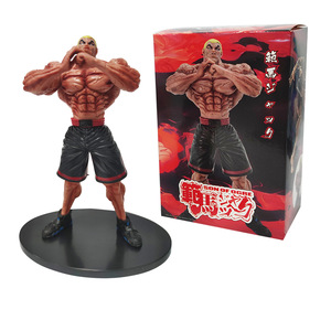 Figurine d'<span class=keywords><strong>anime</strong></span> de dessin animé de 22 cm, nouvelle figurine Hanma <span class=keywords><strong>Baki</strong></span>, figurine de manga Jack Hanma, modèle de poupée, jouets - Product Image 1
