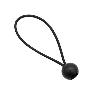 Aangepaste Elastische Gevlochten Rubber Bungee Koord Lus Met Gecoate Afwerking Waterdichte Bal Stop Aangepaste Lengte & Kleur Opties Voor Tassen - Product Image 1