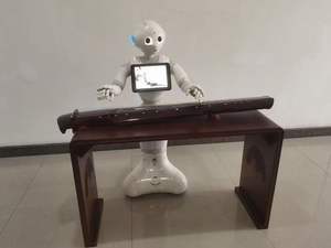 <span class=keywords><strong>Robot</strong></span> d'accueil vocal populaire pour hôtel, <span class=keywords><strong>robot</strong></span> d'accueil personnalisé, <span class=keywords><strong>robot</strong></span> humanoïde de service pour la réception - Product Image 2