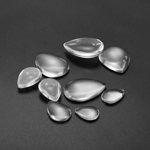 Patch en verre transparent en forme de goutte d'eau pour la fabrication de bracelets, accessoires de bijoux en cristal AC0416 - Product Image 2