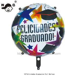 18 Inch Opblaasbare Folie Ballonnen Spaans Afstuderen Partij Decoratie Ballon