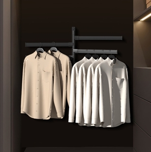 Porte-serviettes multifonctionnel rotatif à 180 degrés en plastique pour salle de bain et <span class=keywords><strong>cuisine</strong></span> <span class=keywords><strong>Barre</strong></span> de suspension pour le bain et le rangement des chiffons - Product Image 5