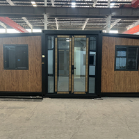 Fabrication professionnelle sur mesure utilisant des matériaux de haute qualité Conteneur préfabriqué 20 pieds 40 pieds Maisons en conteneur avec toilette