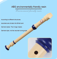 Starway Wholesale OEM ODM Custom NO MOQ Colorful 6 8 Holes Plastic Recorder Flute Wind Instruments for Kids Beginner