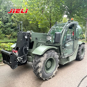 Carretilla elevadora de pluma telescópica de diseño personalizado de servicio OEM con cubo y horquillas - Product Image 2