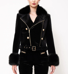 Manteaux d'Hiver en Fausse <span class=keywords><strong>Fourrure</strong></span> de Haute Qualité pour <span class=keywords><strong>Femme</strong></span>, Approvisionnement Éthique, <span class=keywords><strong>Veste</strong></span> de Luxe, Usine de Costumes Sur Mesure, Usine de Costumes pour Femmes - Product Image 3