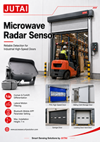 Détecteur de mouvement radar pour porte industrielle RVP42-7M, pour ouverture automatique de porte à grande vitesse et détection de véhicules