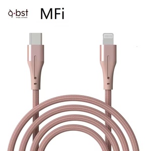 A-bst câble certifié mfi 27W 20W C94 PD câble de <span class=keywords><strong>charge</strong></span> rapide MFI fabriqué pour <span class=keywords><strong>iPhone</strong></span>/iPad/iPod - Product Image 1