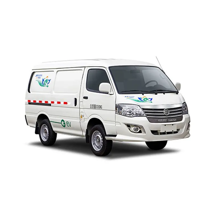 China Electric Motor Vehicle 4750mm Cargo Trunk Load Logistics Delivery Green Emission Van Truck