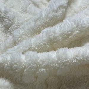 Vente directe d'usine Polyester Double face Sherpa polaire tricoté Jacquard Shu velours tissu pour pyjamas - Product Image 6