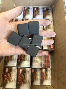 Carbone per Narghilè HELIOCOAL Nero, Cubetti Senza Fumo con Cenere Bianca, Lunga Durata, Carbone per <span class=keywords><strong>Shisha</strong></span> Prodotto a Macchina, Cubetti Affettati ad Alta Densità 700C - Product Image 4