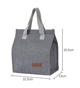 Sac isotherme pour le déjeuner, sac fourre-tout thermique pour adultes, sac à lunch simple et tendance, isolé pour le travail - Product Image 1