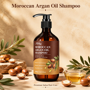 Shampoo à l'huile d'argan marocaine sans sulfate, nettoyant nourrissant pour <span class=keywords><strong>cheveux</strong></span> secs <span class=keywords><strong>et</strong></span> crépus, booste la brillance soyeuse pour tous types de <span class=keywords><strong>cheveux</strong></span>, vente en gros - Product Image 3