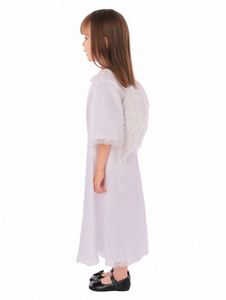 Fancy Fancy girl Performance di scena vestiti di Halloween per bambini vestito bianco con ala Cosplay costumi da angelo per bambini - Product Image 4