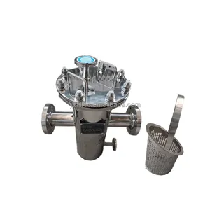 Factory Price Strainer SS304/316L OEM Stainless Steel Basket Filter For Liquid Pipeline Series