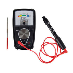 GEMORO KEE Stylo testeur d'or électrique Compteur de carats professionnel 10K 14K 18K 22-24K Analyseur de pureté d'or et de platine - Product Image 1