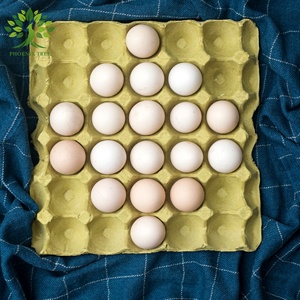 Pulp Fiber Egg Flats 30 Cell Egg Crates Cardboard Egg Cartons Tray Storage Containers for Family Farm