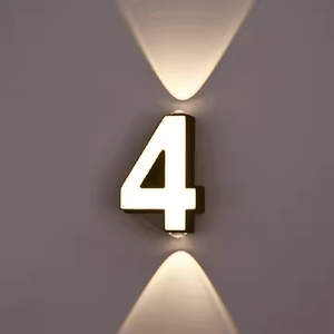 KHÁCH SẠN cửa số tường ánh sáng số không đến chín IP65 2*1 + 5W AC85-265V - Product Image 1