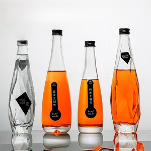 Nuevo 350ml 500ml 750ml Botella de <span class=keywords><strong>agua</strong></span> <span class=keywords><strong>mineral</strong></span> de <span class=keywords><strong>vidrio</strong></span> Fruta Vino Botella vacía Cristal Blanco Material Jugo Bebida Botella de <span class=keywords><strong>vidrio</strong></span> - Product Image 3