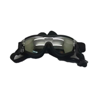 Lunettes de protection UV pour animaux de compagnie Maple Cypress, élégantes, avec sangles élastiques réglables, verres en silicone, protection anti-éclaboussures renforcée