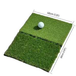 Portatile personal golf accessorio allenamento 2 in 1 golf pratica colpire tappetino per la pratica dello swing individuale