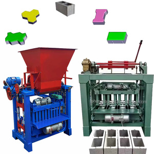 Low Investment 4-35 Smart Standard Immobile <strong>Moulding</strong> <strong>Machine</strong> Light-Weighted Bricks <strong>Interlocking</strong> Brick Molder Engine for Cement - Product Image 1