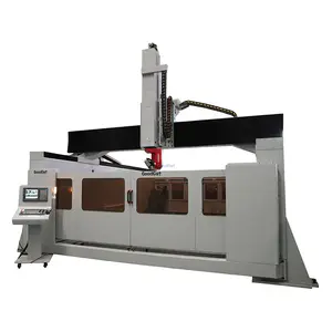 5 ציר cnc מכונת נתב עם ציר 10kw 5 ציר ציר ויציבות טובה