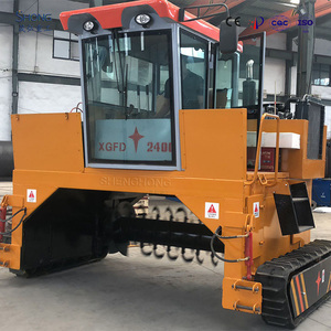 Équipement de fermentation <span class=keywords><strong>pour</strong></span> compostage des déchets alimentaires, <span class=keywords><strong>engrais</strong></span> organique, retourneur de compost à chenilles, mélangeur <span class=keywords><strong>pour</strong></span> la fabrication d'<span class=keywords><strong>engrais</strong></span> organique - Product Image 3