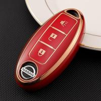 Magicocase Nissan Qashqai Murano Tiida Maxima Altima Infiniti 2018-2020 Housse de clé intelligente en TPU, étui de protection pour clé de voiture, 5 couleurs