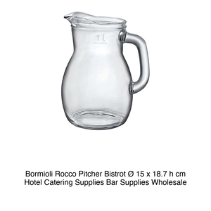 Carafe Bistrot Bormioli Rocco 15 x 18,7 h cm Fournitures de restauration hôtelière Fournitures de bar Vente en gros - Product Image 2