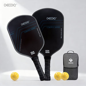 Vente en gros d'usine, pagaie de pickleball en fibre de carbone T700 de 18 mm, noyau en nid d'abeille, pressage à froid - Product Image 2