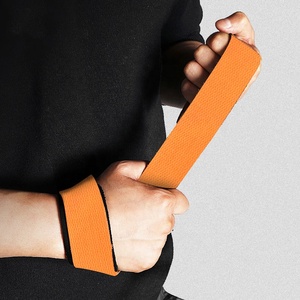 Vente en gros Fitness <span class=keywords><strong>musculation</strong></span> sangles <span class=keywords><strong>de</strong></span> poignet haltérophilie protection du poignet épaissir entraînement Gym tirer vers le haut sangles <span class=keywords><strong>de</strong></span> poignet - Product Image 3