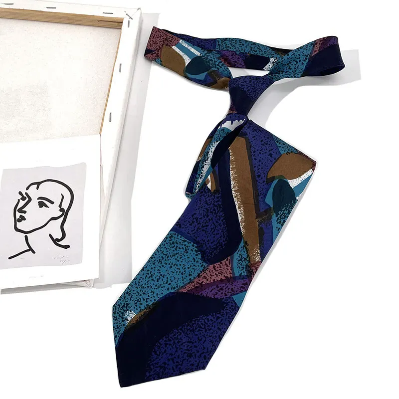 Manufacturer Latest Fashion Custom Design Floral Men Tie Silk Neck Ties